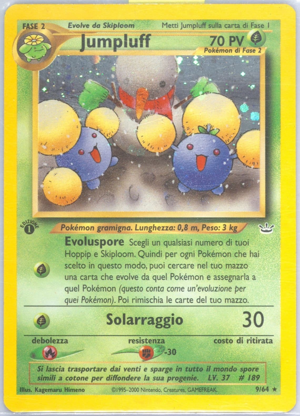 Jumpluff-Holo 1st Edition-Italian (9) 2001 Pokemon Neo Revelation