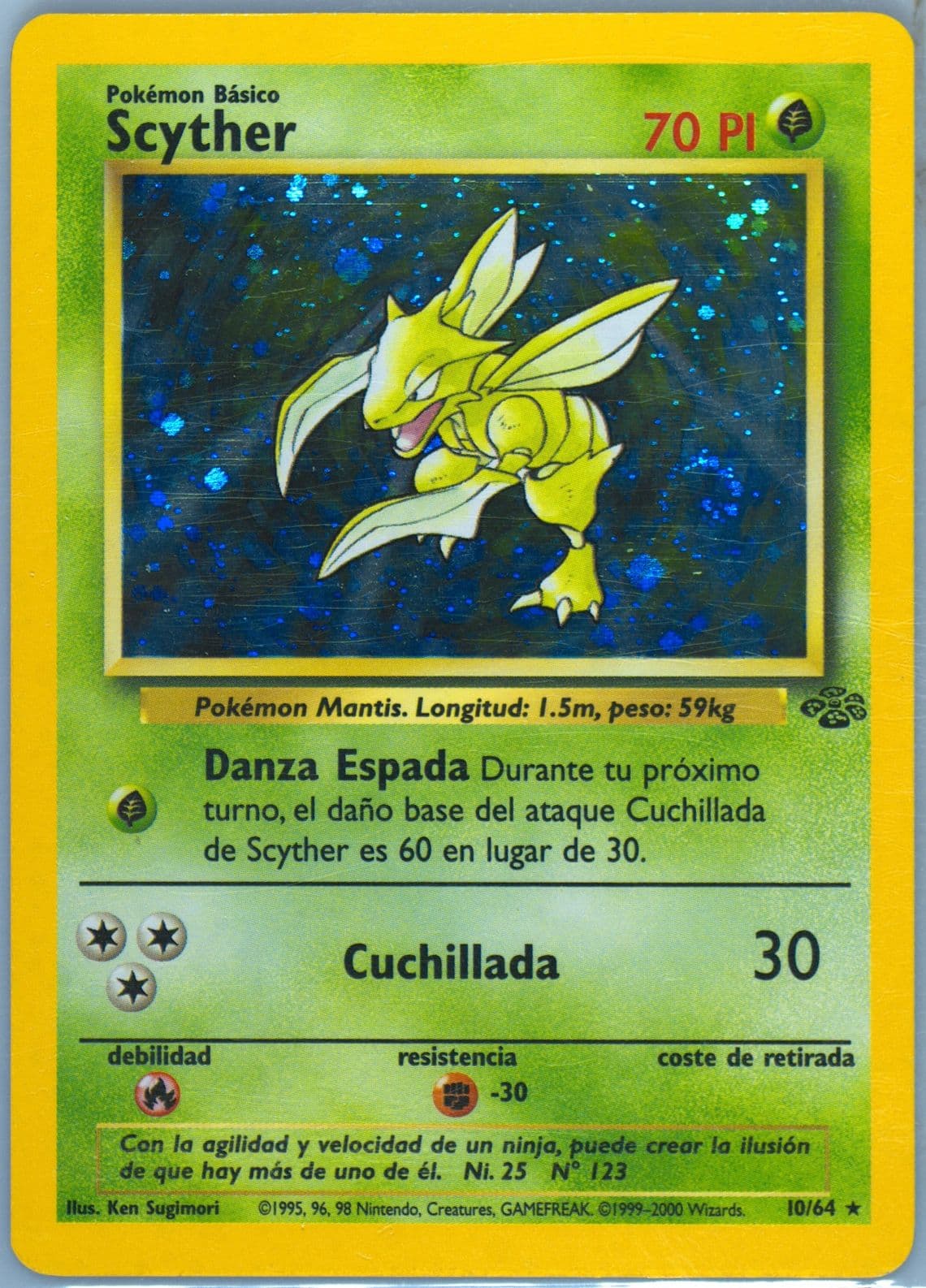 Scyther-Holo (10) 2000 Pokemon Spanish Jungle