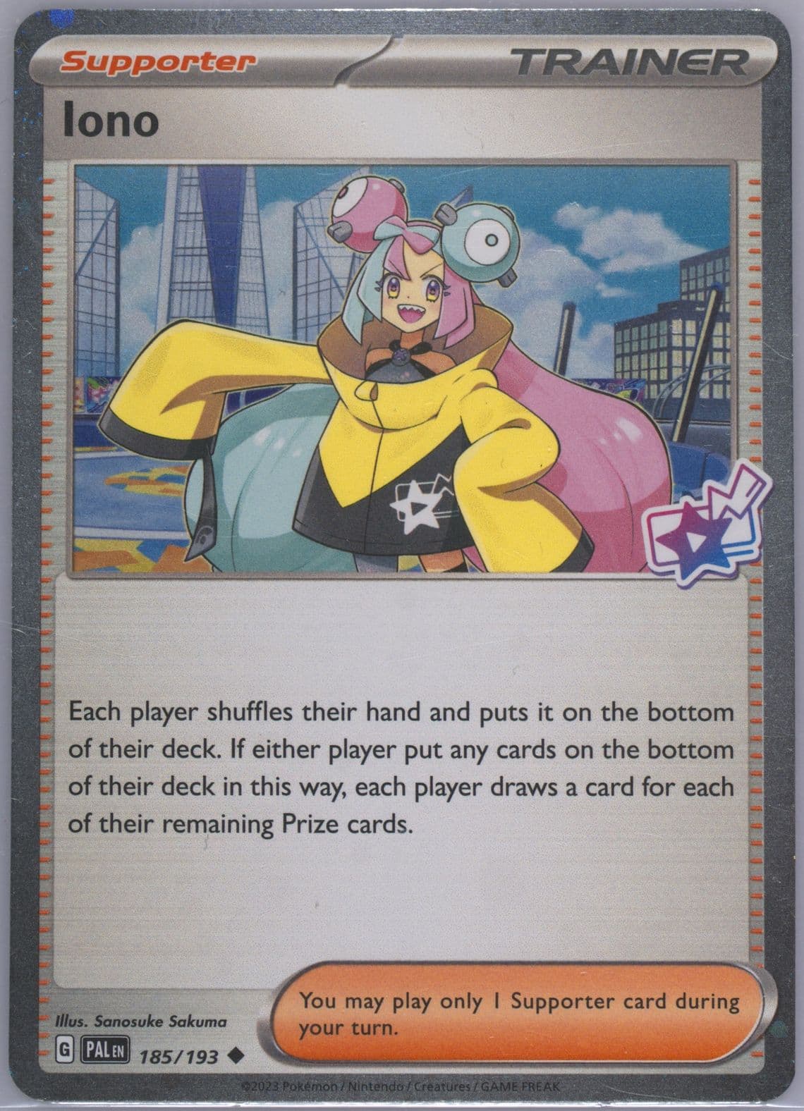Iono Iono Premium Tournament Collection (185) 2023 Pokemon Pal EN-Paldea Evolved
