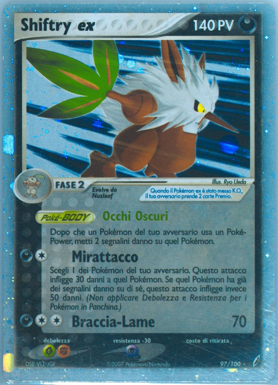 Shiftry EX-Holo (97) 2007 Pokemon Italian EX Crystal Guardians