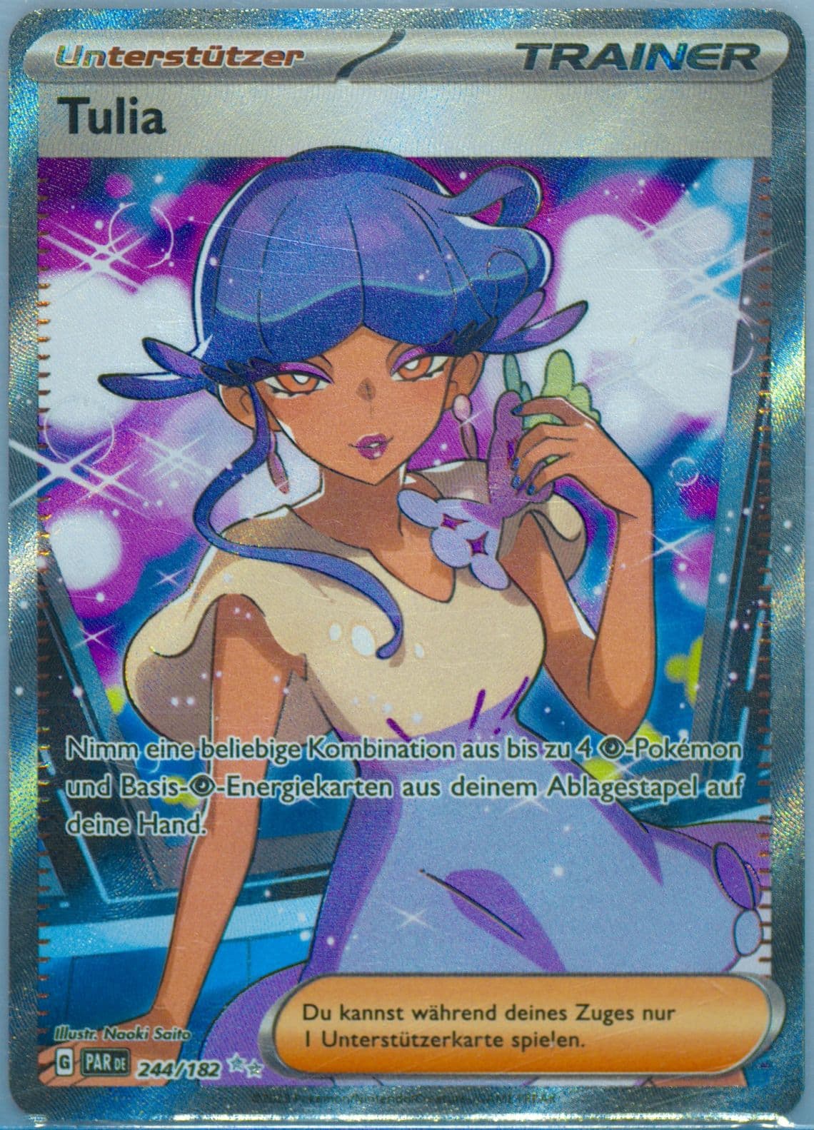 Tulip Ultra Rare (244) 2023 Pokemon German Par de-Paradox Rift
