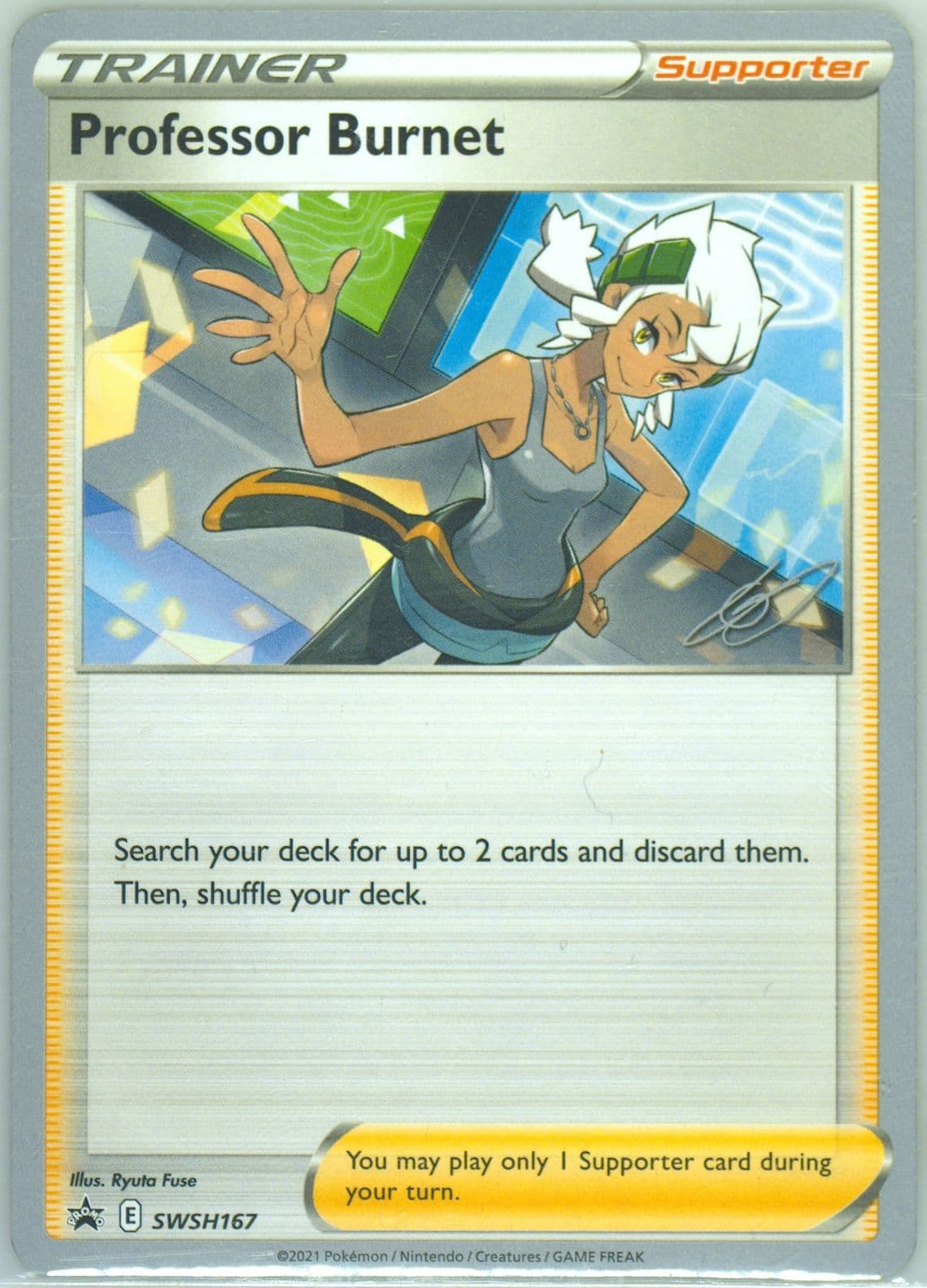 Professor Burnet (167) 2024 Pokemon 2023 World Championship Deck: Colorless Lugia