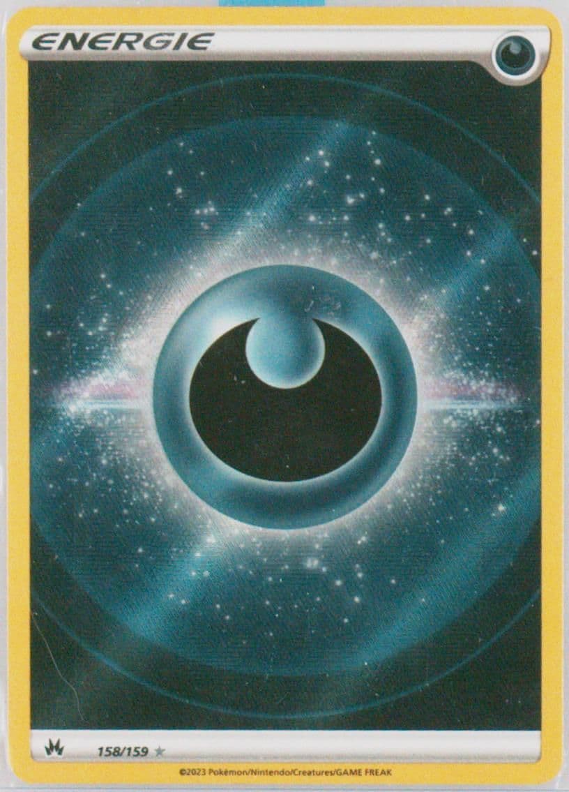Finsternis-Energie German (158) 2023 Pokemon Sword and Shield Crown Zenith