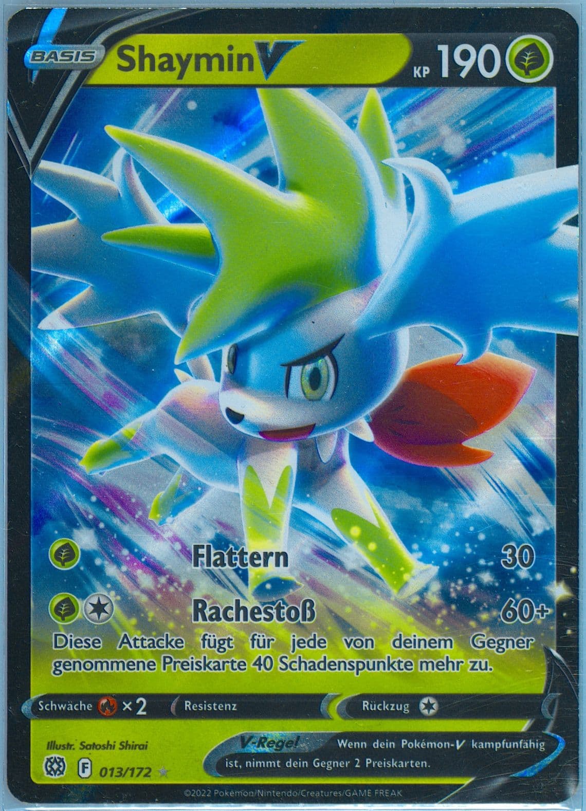 Shaymin V German (013) 2022 Pokemon Sword & Shield Brilliant Stars