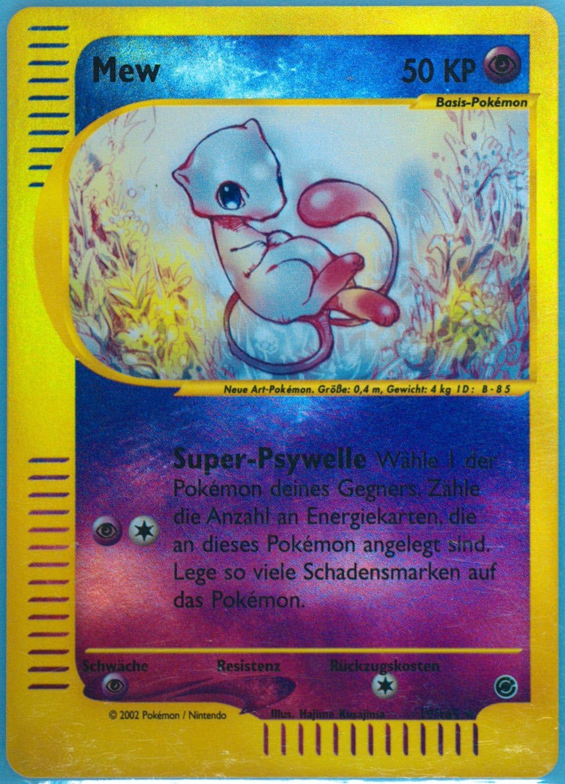 Mew-Reverse Foil German (19) 2002 Pokemon Expedition