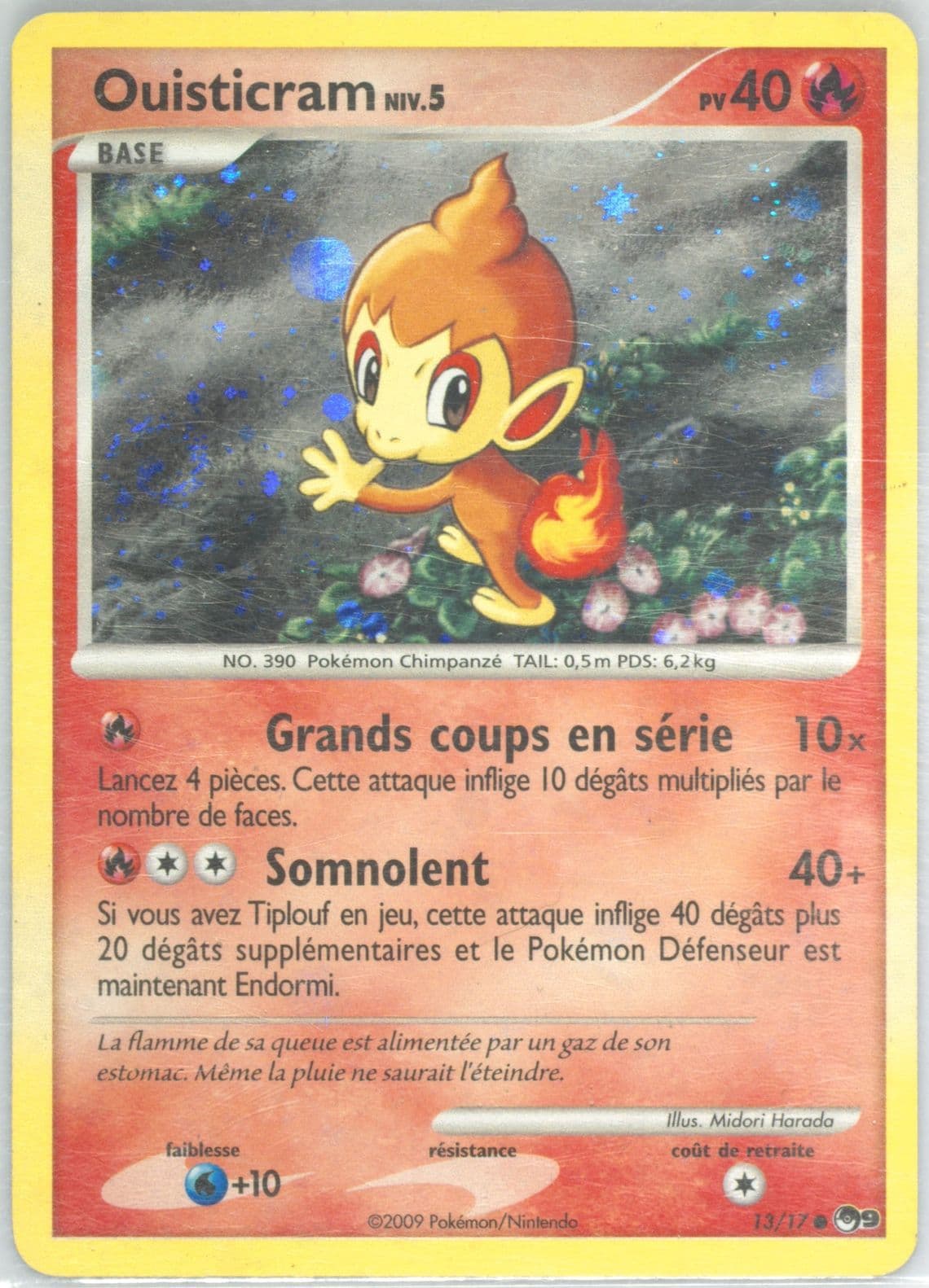 Ouisticram-Holo French (13) 2009 Pokemon Pop Series 9