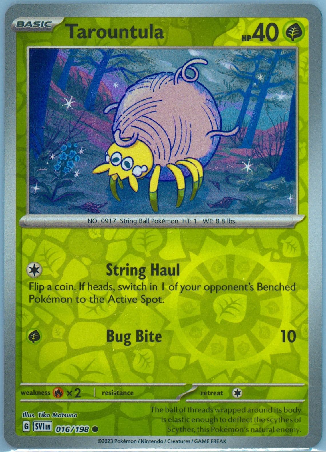 Tarountula Reverse Holo (016) 2023 Pokemon Svi EN-Scarlet & Violet