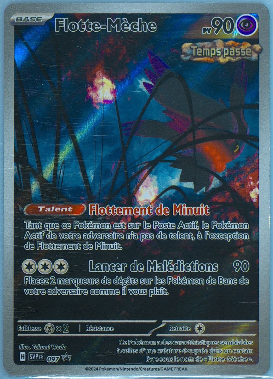 Flutter Mane Temporal Forces Elite Trainer Box-Walking Wake (097) 2024 Pokemon French Svp FR-SV Black Star Promo