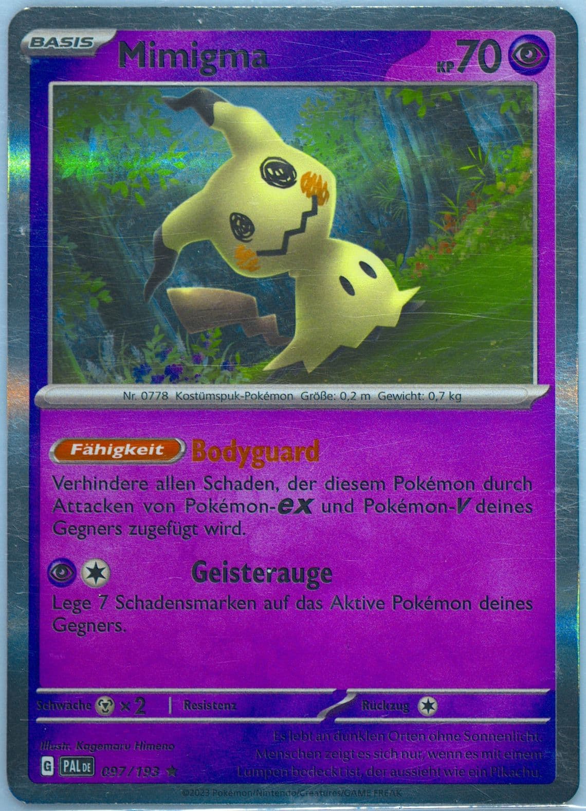 Mimikyu (097) 2023 Pokemon German Pal de-Paldea Evolved