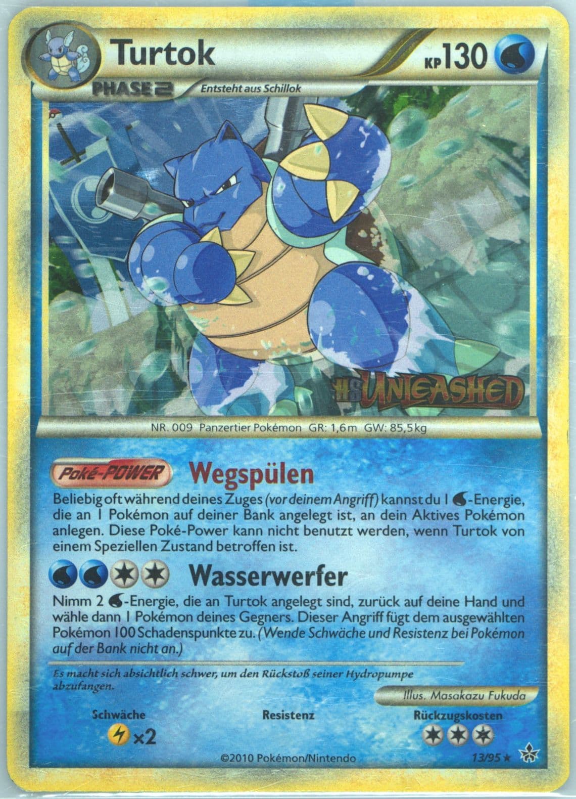 Turtok-Holo German-Prerelease Promo (13) 2010 Pokemon Heartgold & Soulsilver Unleashed