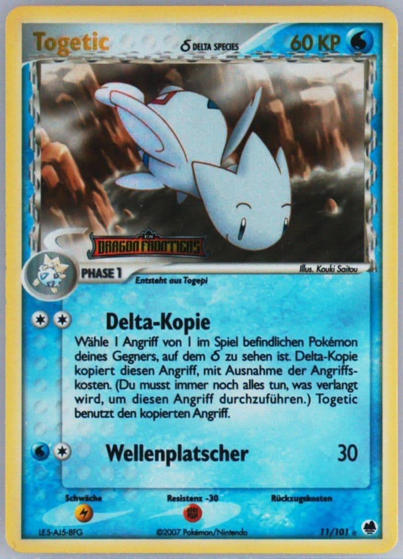 Togetic-Reverse Foil German (11) 2006 Pokemon EX Dragon Frontiers