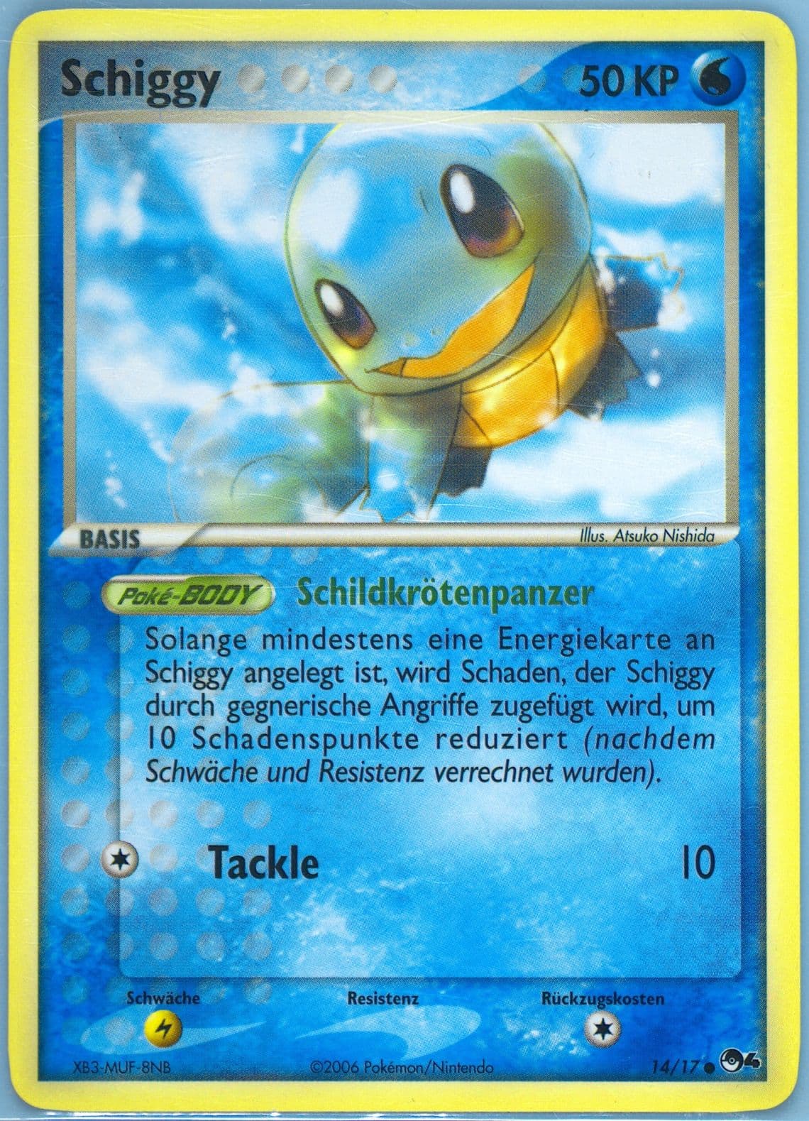 Schiggy German (14) 2006 Pokemon Pop Series 4