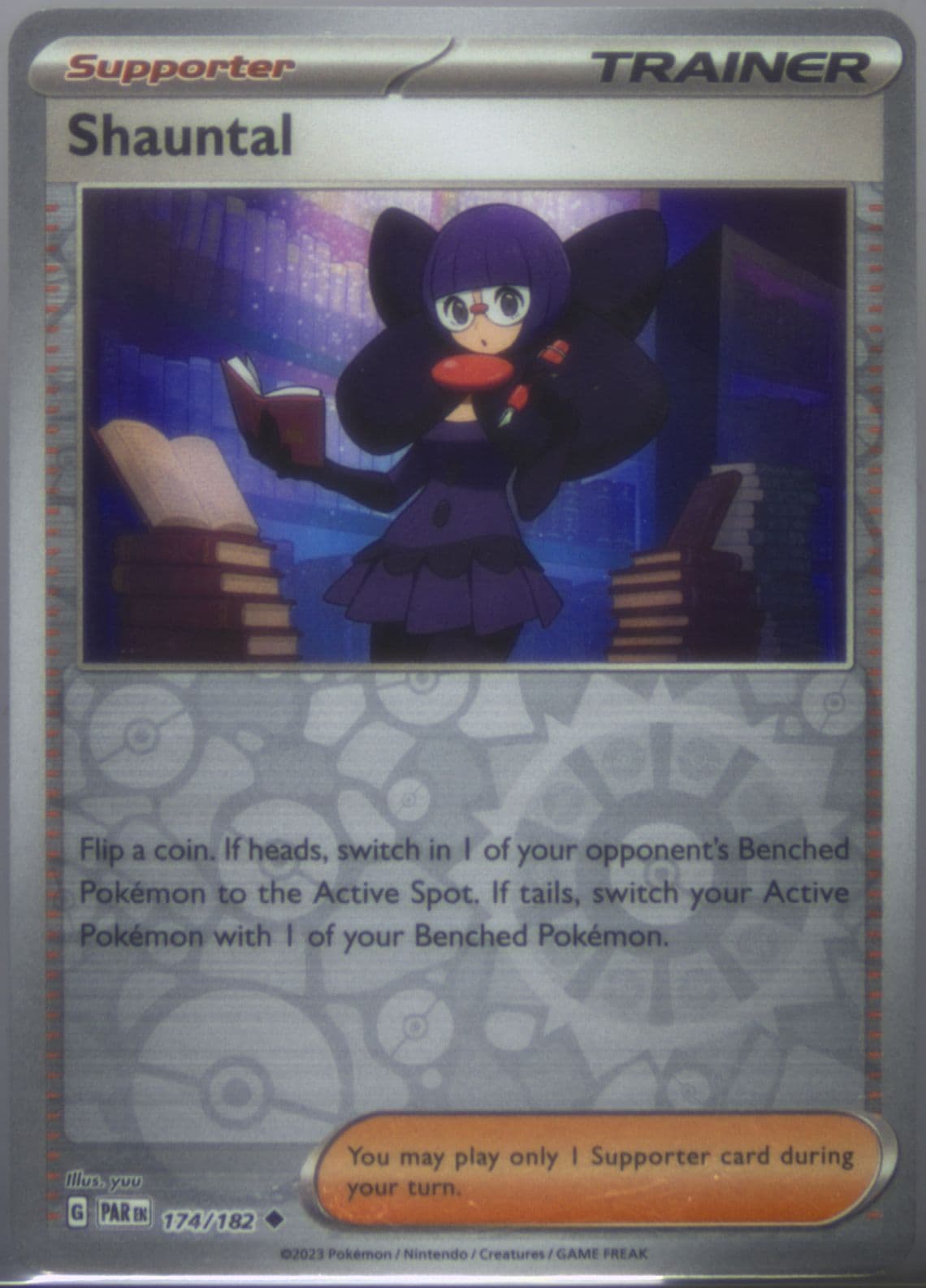 Shauntal Reverse Holo (174) 2023 Pokemon Par EN-Paradox Rift