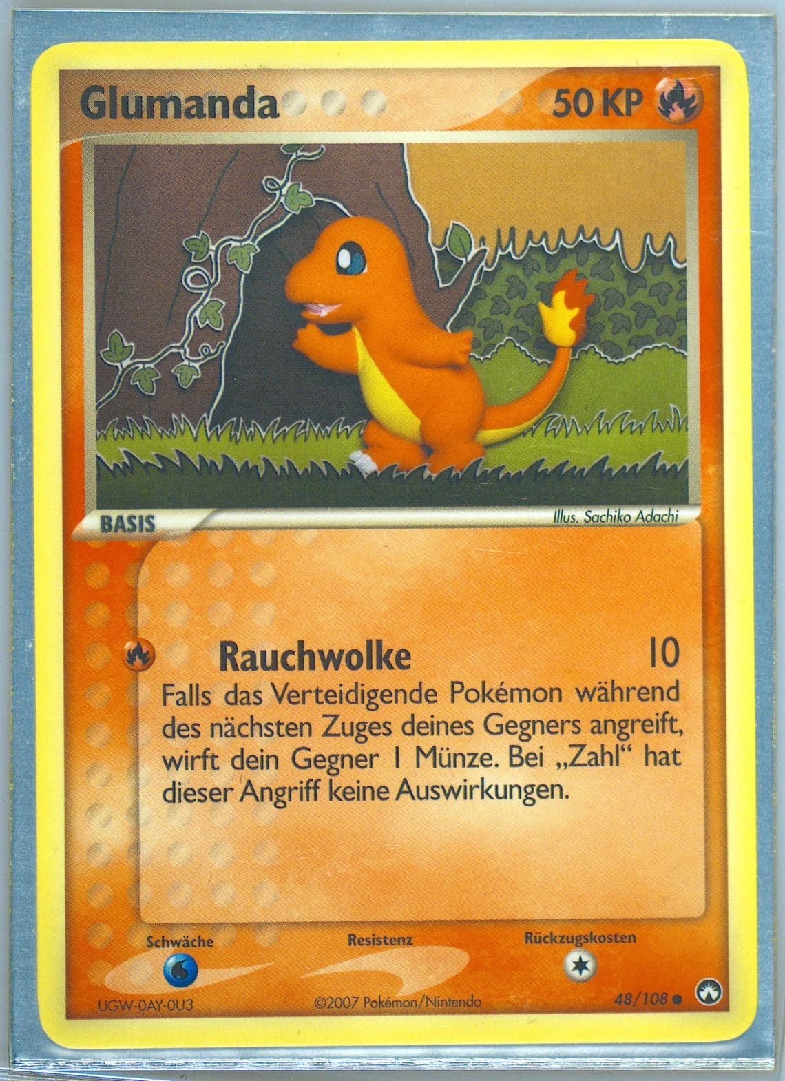 Glumanda German (48) 2007 Pokemon EX Power Keepers