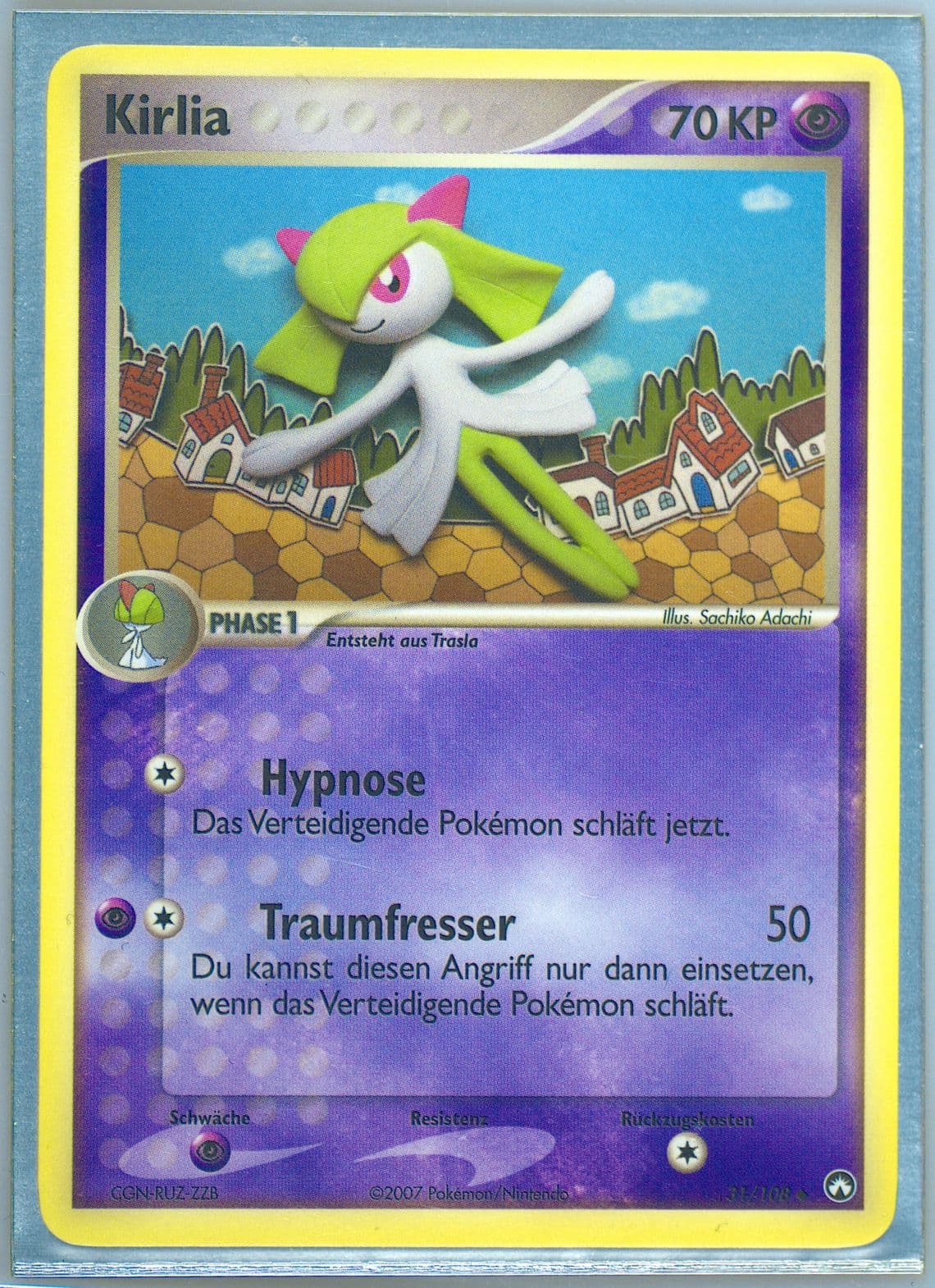 Kirlia German (31) 2007 Pokemon EX Power Keepers