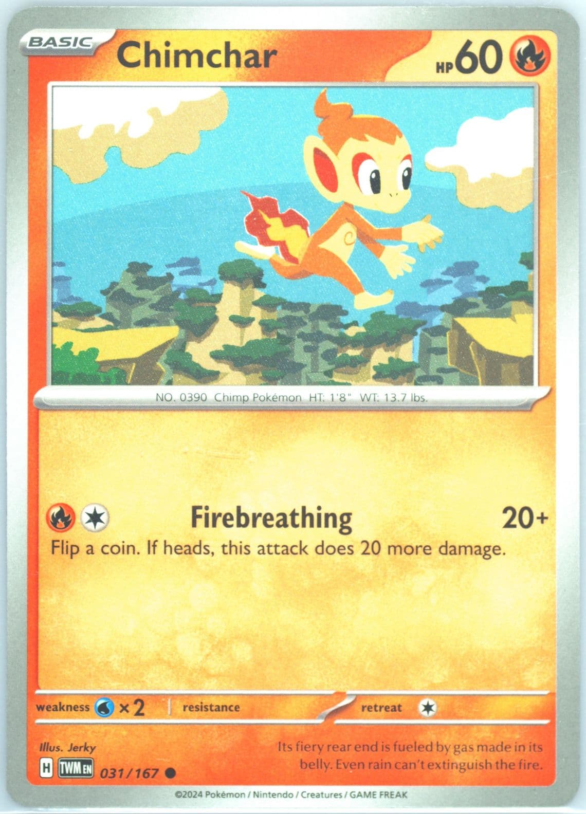 Chimchar (031) 2024 Pokemon Twm EN-Twilight Masquerade