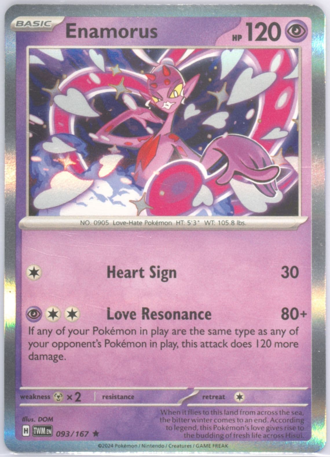 Enamorus (093) 2024 Pokemon Twm EN-Twilight Masquerade