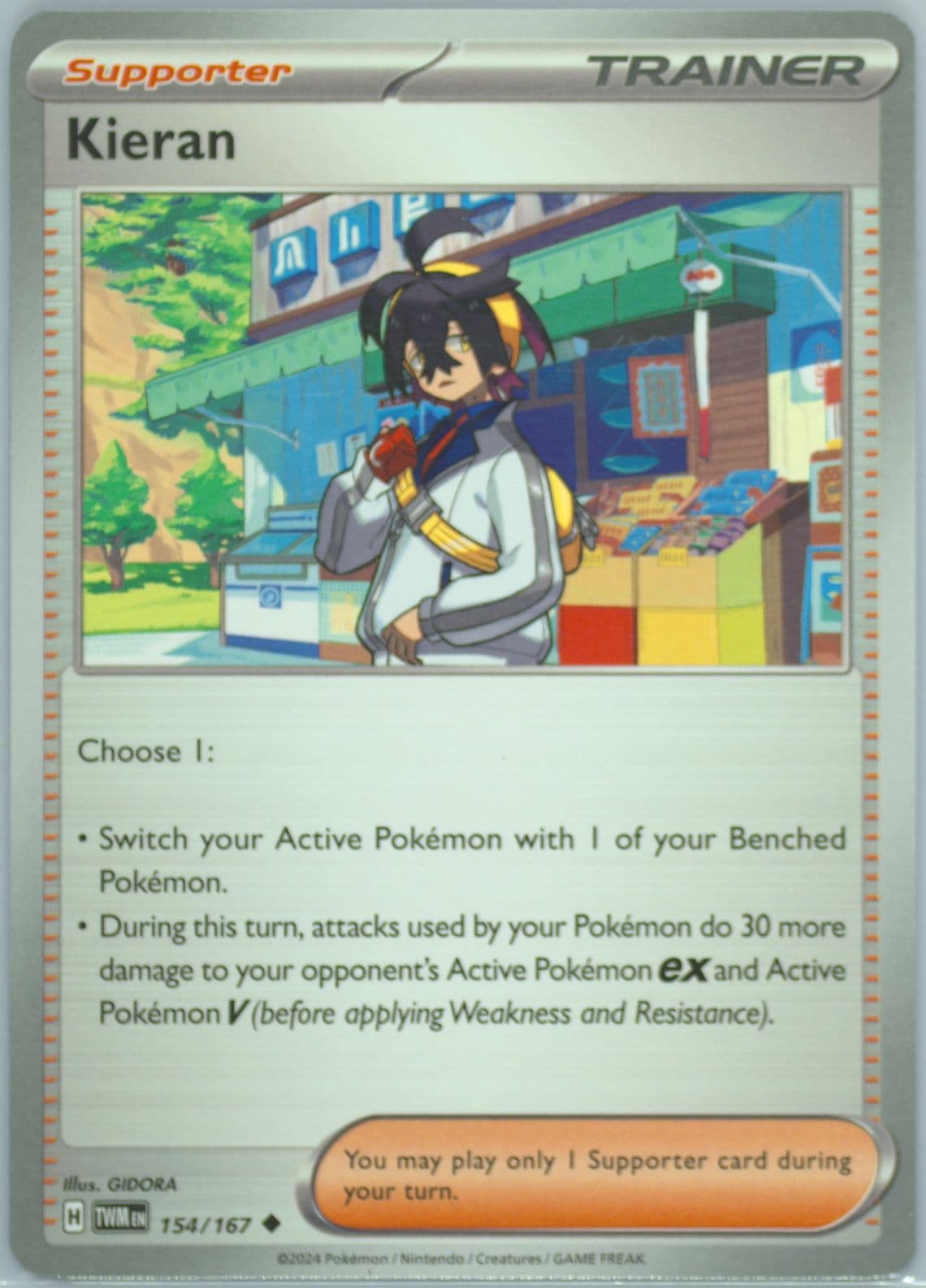 Kieran (154) 2024 Pokemon Twm EN-Twilight Masquerade