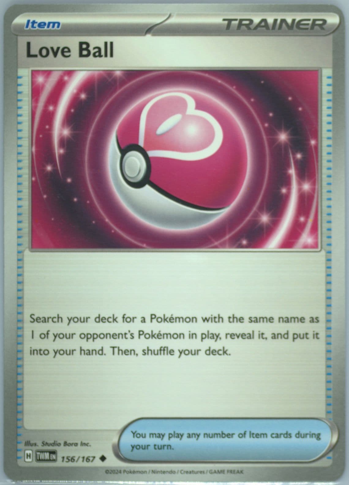 Love Ball (156) 2024 Pokemon Twm EN-Twilight Masquerade