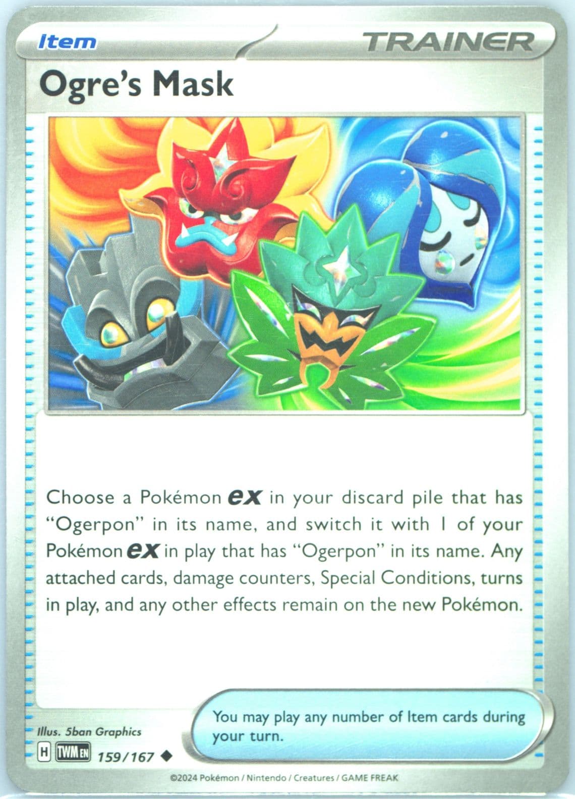 Ogre's Mask (159) 2024 Pokemon Twm EN-Twilight Masquerade