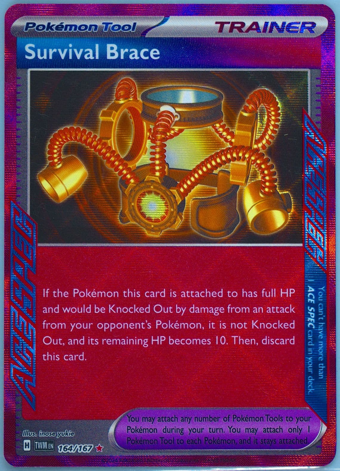 Survival Brace (164) 2024 Pokemon Twm EN-Twilight Masquerade