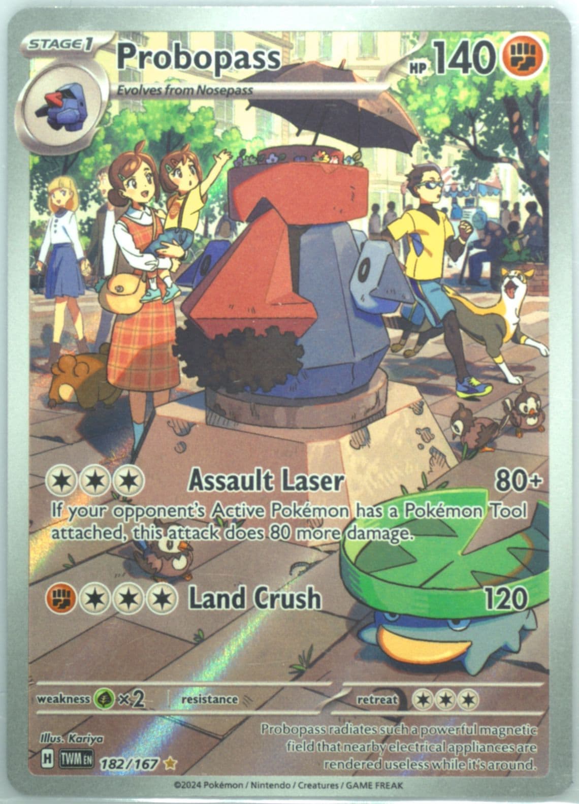 Probopass Illustration Rare (182) 2024 Pokemon Twm EN-Twilight Masquerade