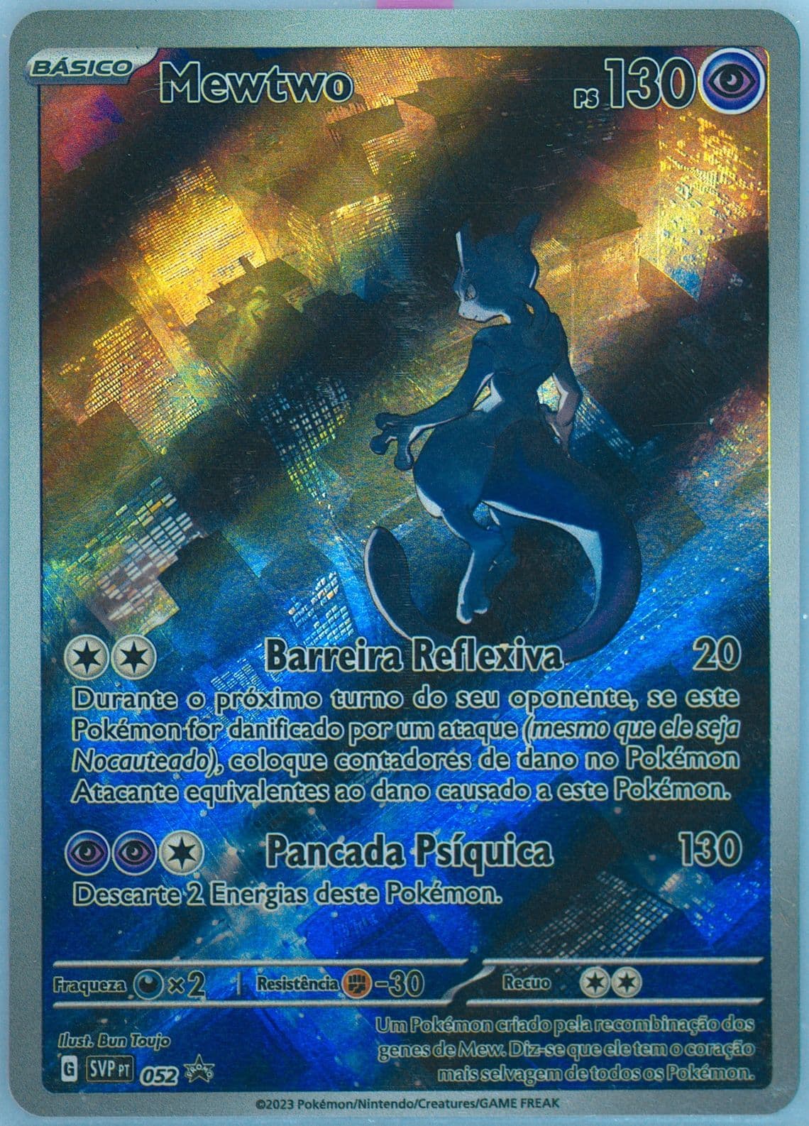 Mewtwo 151 Special Collection (052) 2023 Pokemon Portuguese Svp PT-SV Black Star Promo