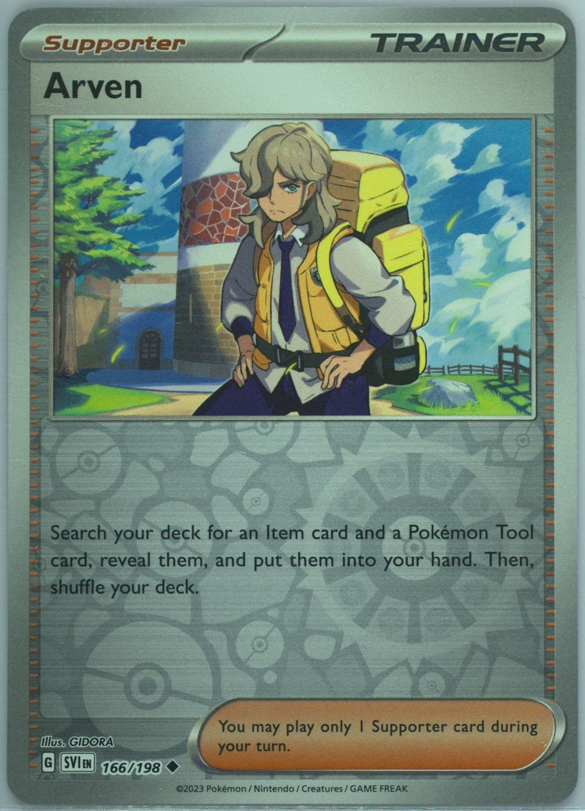 Arven Reverse Holo (166) 2023 Pokemon Svi EN-Scarlet & Violet