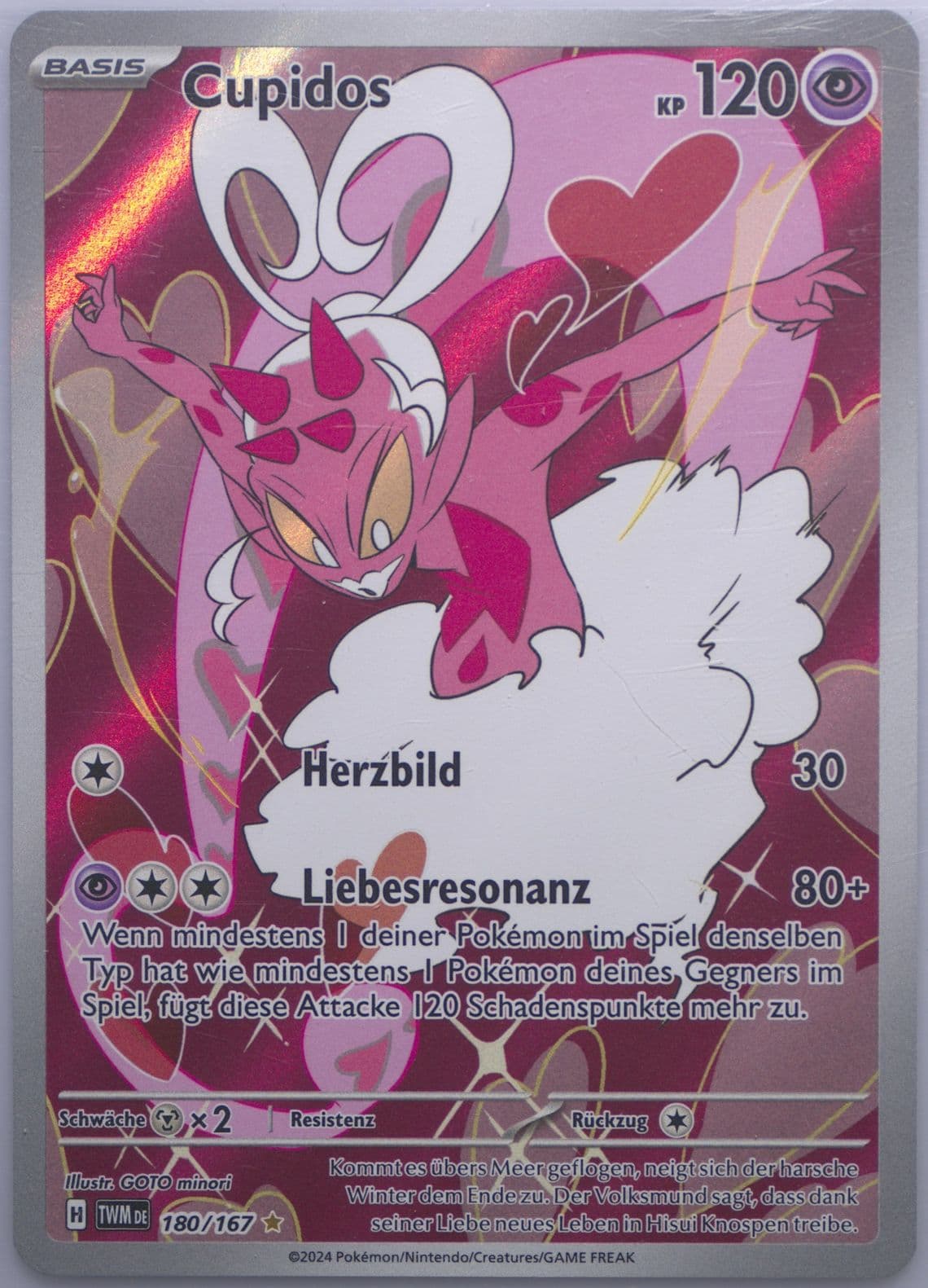 Enamorus Illustration Rare (180) 2024 Pokemon German Twm de-Twilight Masquerade