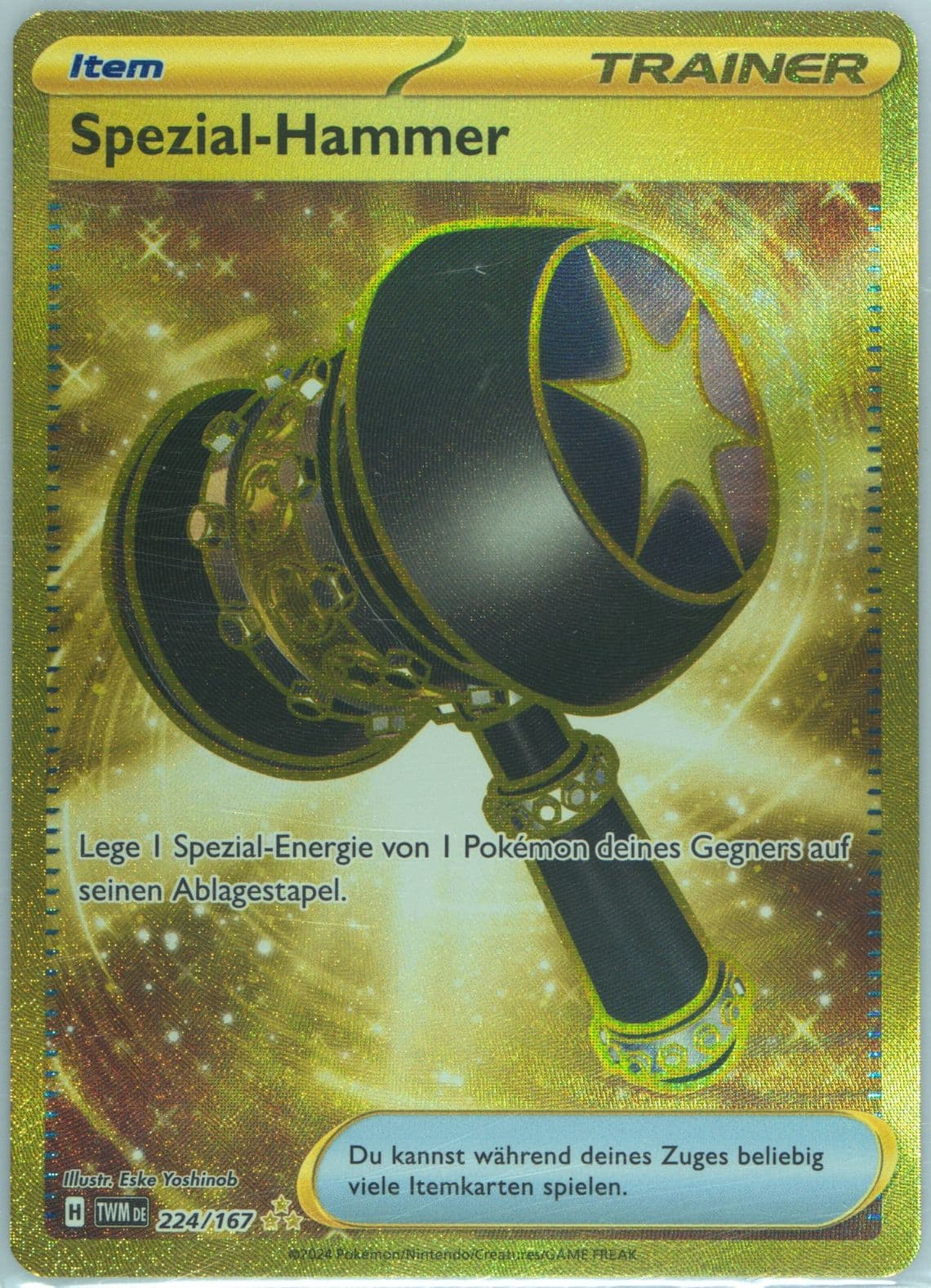 Enhanced Hammer Hyper Rare (224) 2024 Pokemon German Twm de-Twilight Masquerade