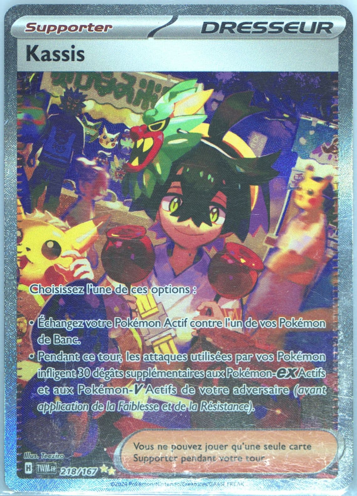 Kieran Special Illustration Rare (218) 2024 Pokemon French Twm FR-Twilight Masquerade