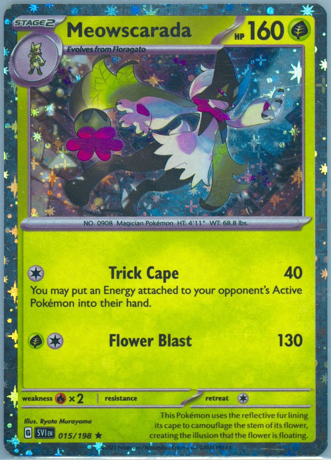 Meowscarada Fall 2023 Collector Chest-UK (015) 2023 Pokemon Svi EN-Scarlet & Violet