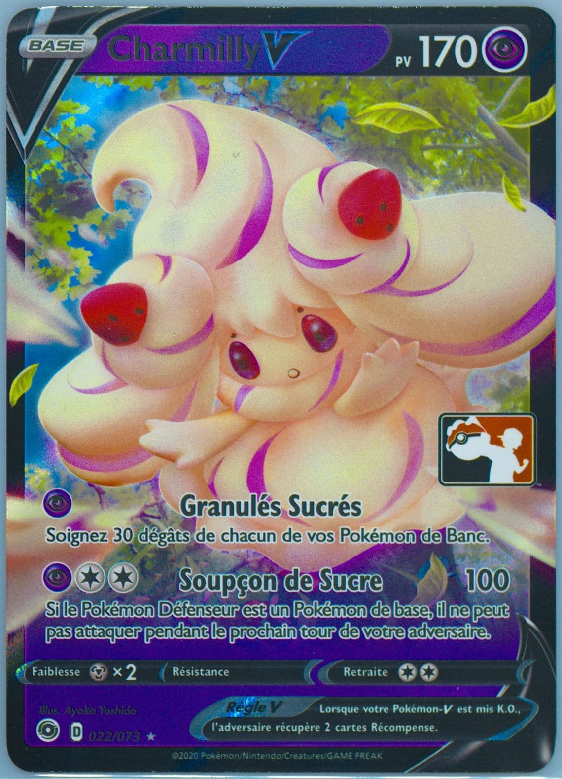 Charmilly V French (022) 2022 Pokemon Play! Pokemon Prize Pack: Series 1