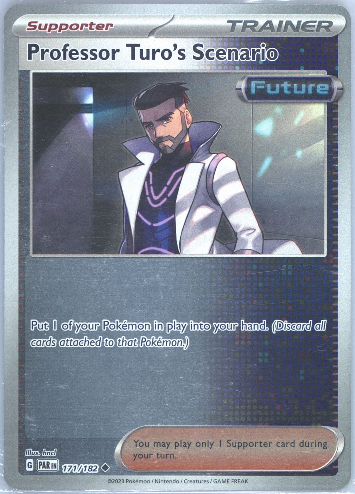 Professor Turo's Scenario Reverse Holo (171) 2023 Pokemon Par EN-Paradox Rift