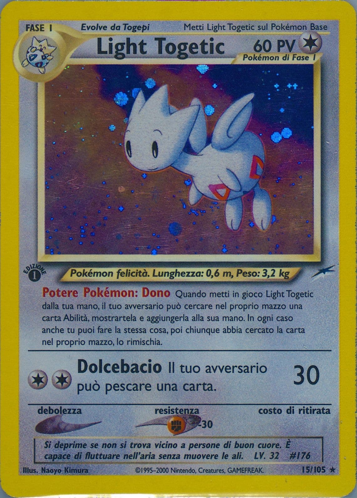 Light Togetic-Holo Italian-1st Edition (15) 2002 Pokemon Neo Destiny