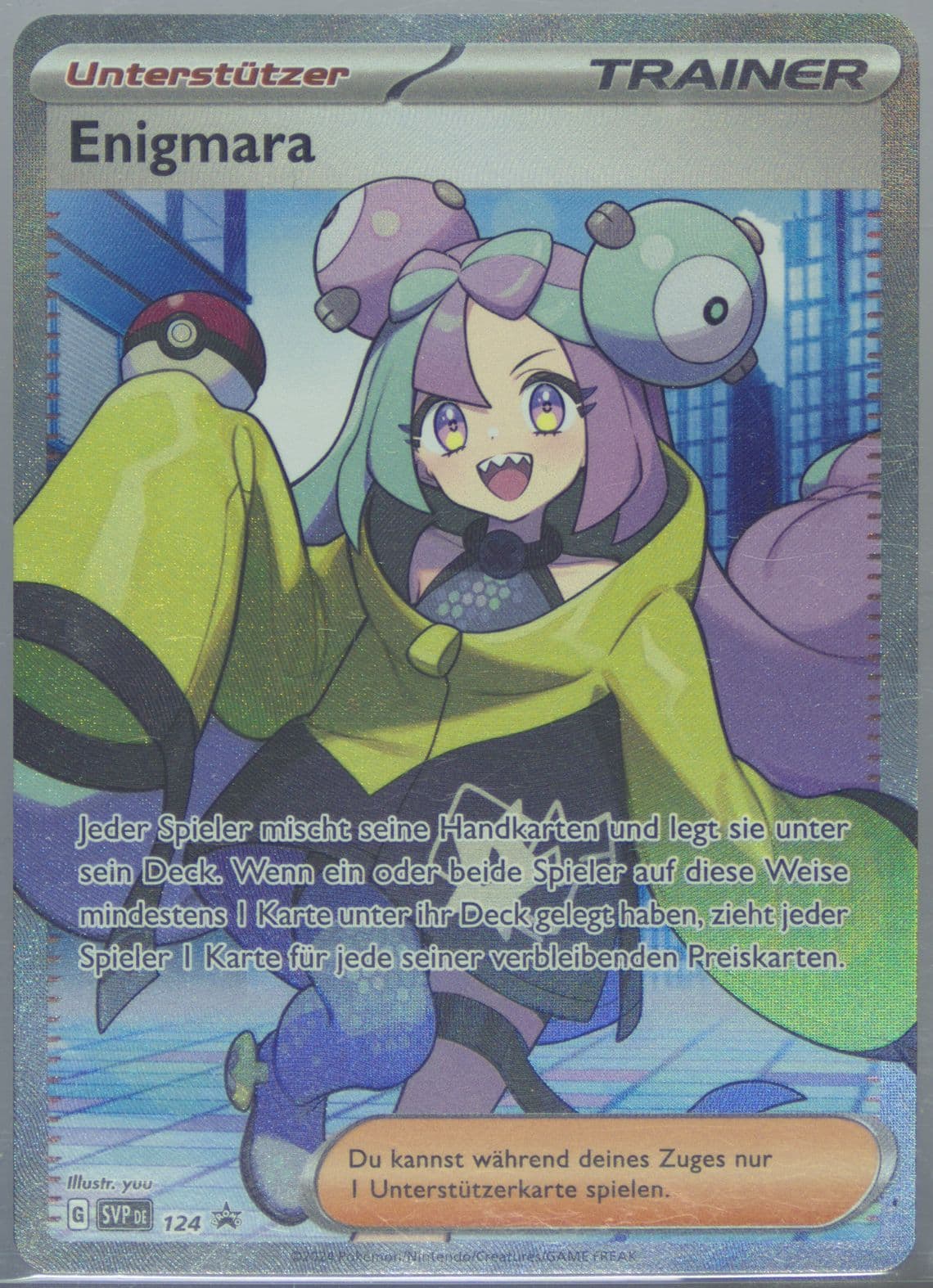 Iono Iono Premium Tournament Collection (124) 2024 Pokemon German Svp de-SV Black Star Promo