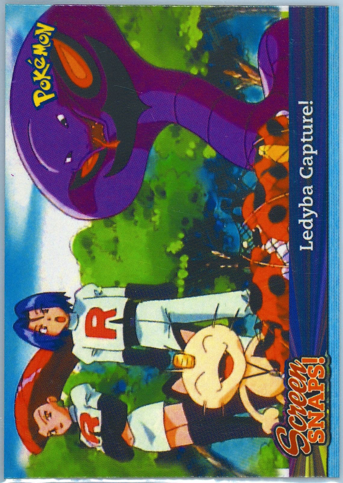 Ledyba Capture! (23) 2001 Topps Pokemon Johto Series 3 Screen Snaps!