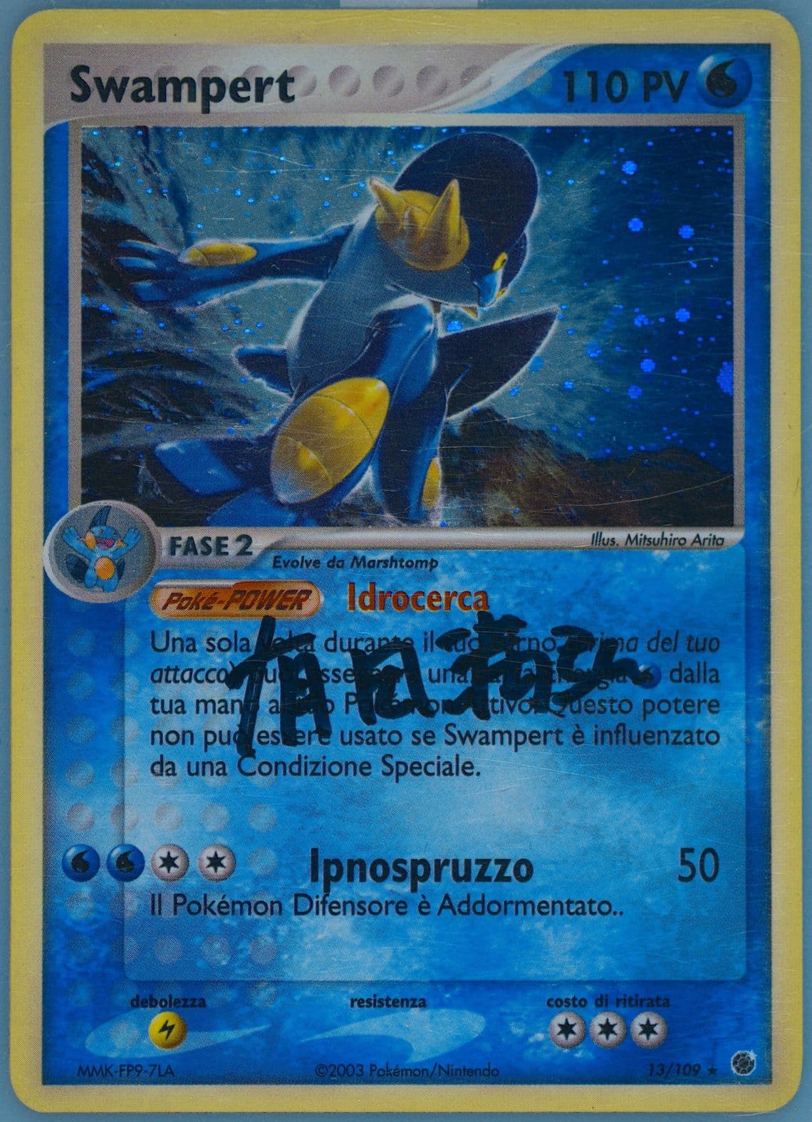 Swampert Italian (13) 2003 Pokemon EX Ruby & Sapphire