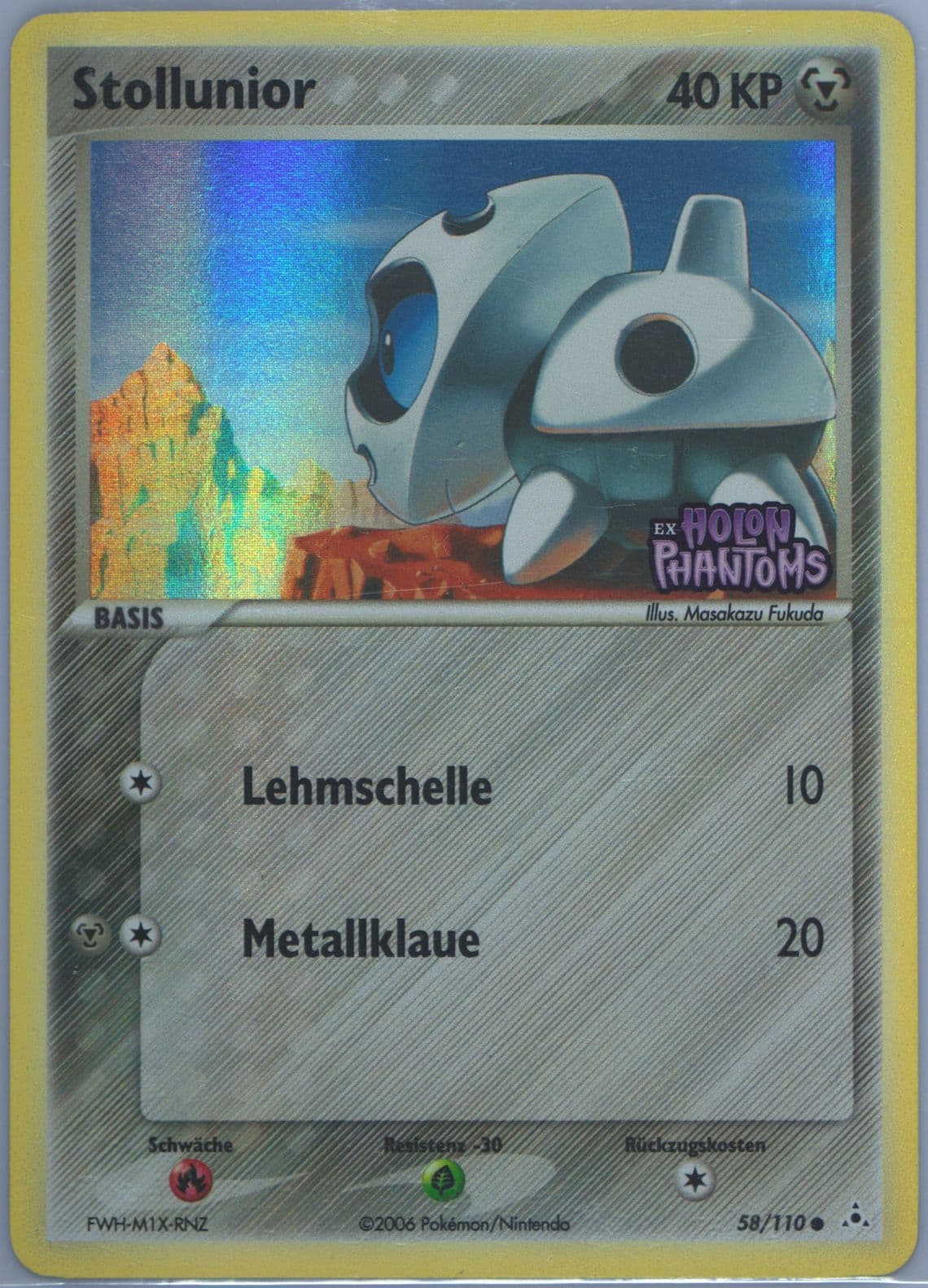 Stollunior-Reverse Foil German (58) 2006 Pokemon EX Holon Phantoms