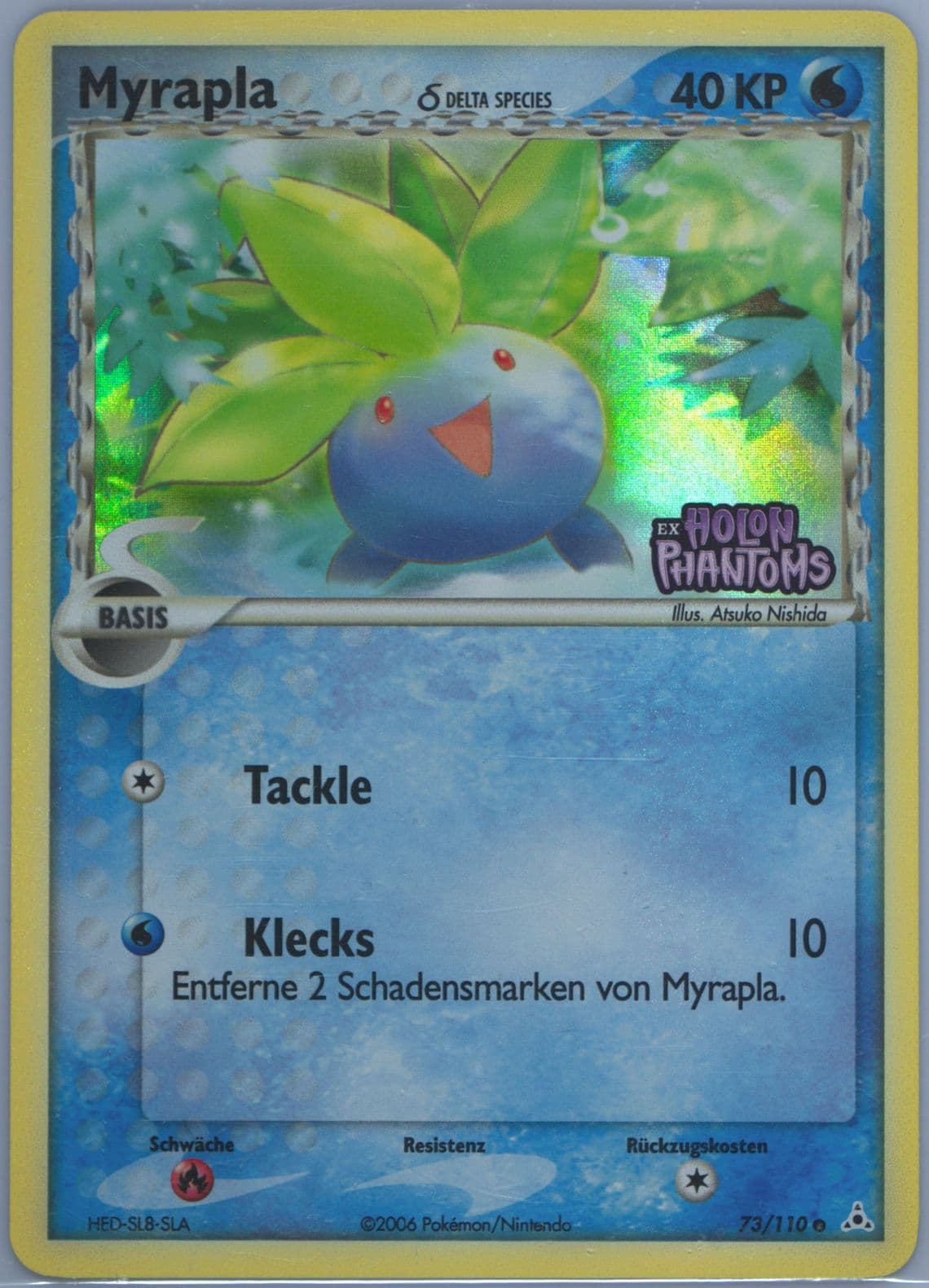 Myrapla-Reverse Foil German (73) 2006 Pokemon EX Holon Phantoms