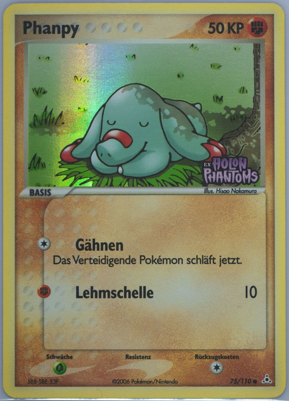 Phanpy-Reverse Foil German (75) 2006 Pokemon EX Holon Phantoms