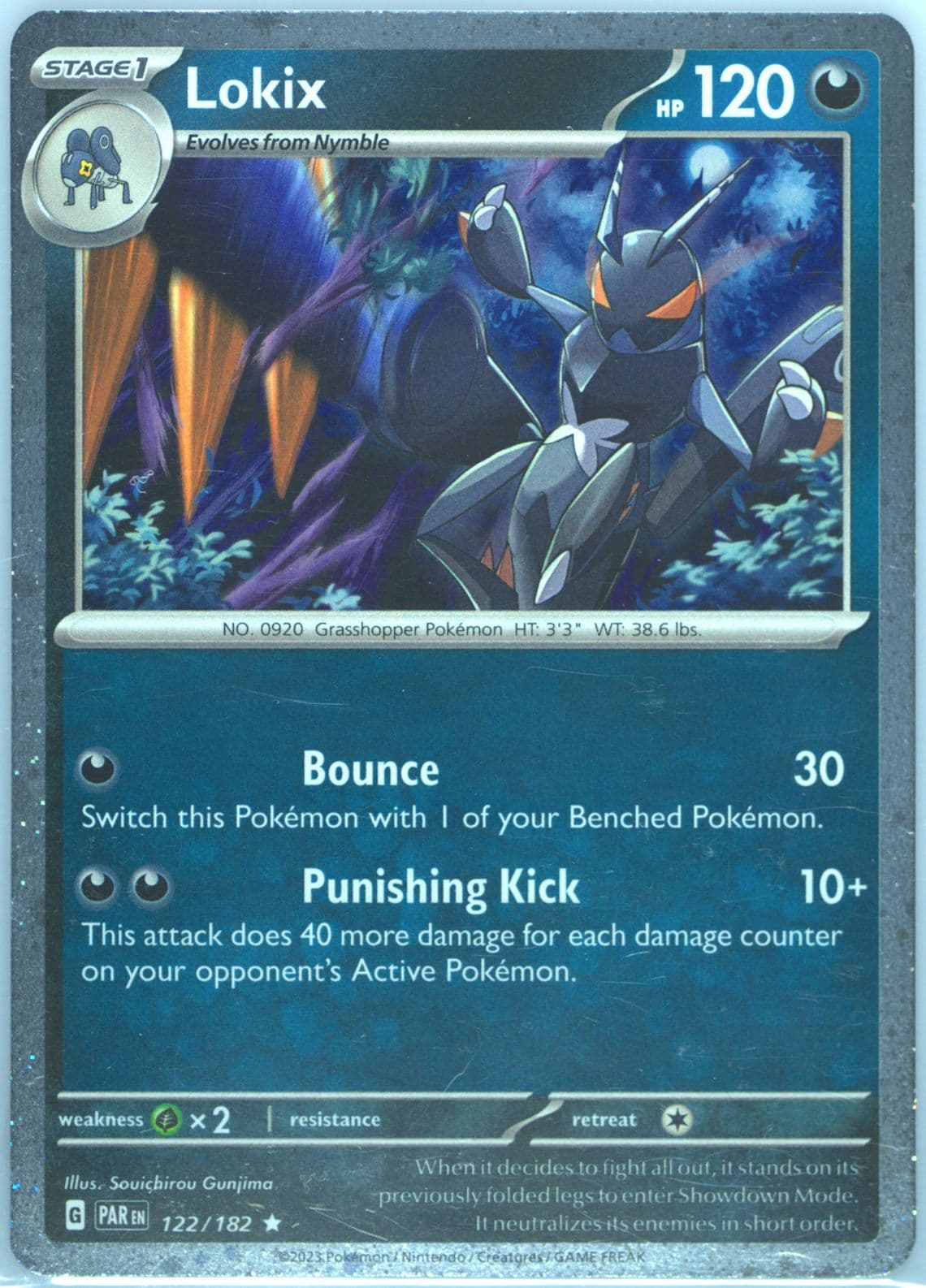 Lokix Twilight Masquerade Premium Checklane Blister (122) 2023 Pokemon Par EN-Paradox Rift