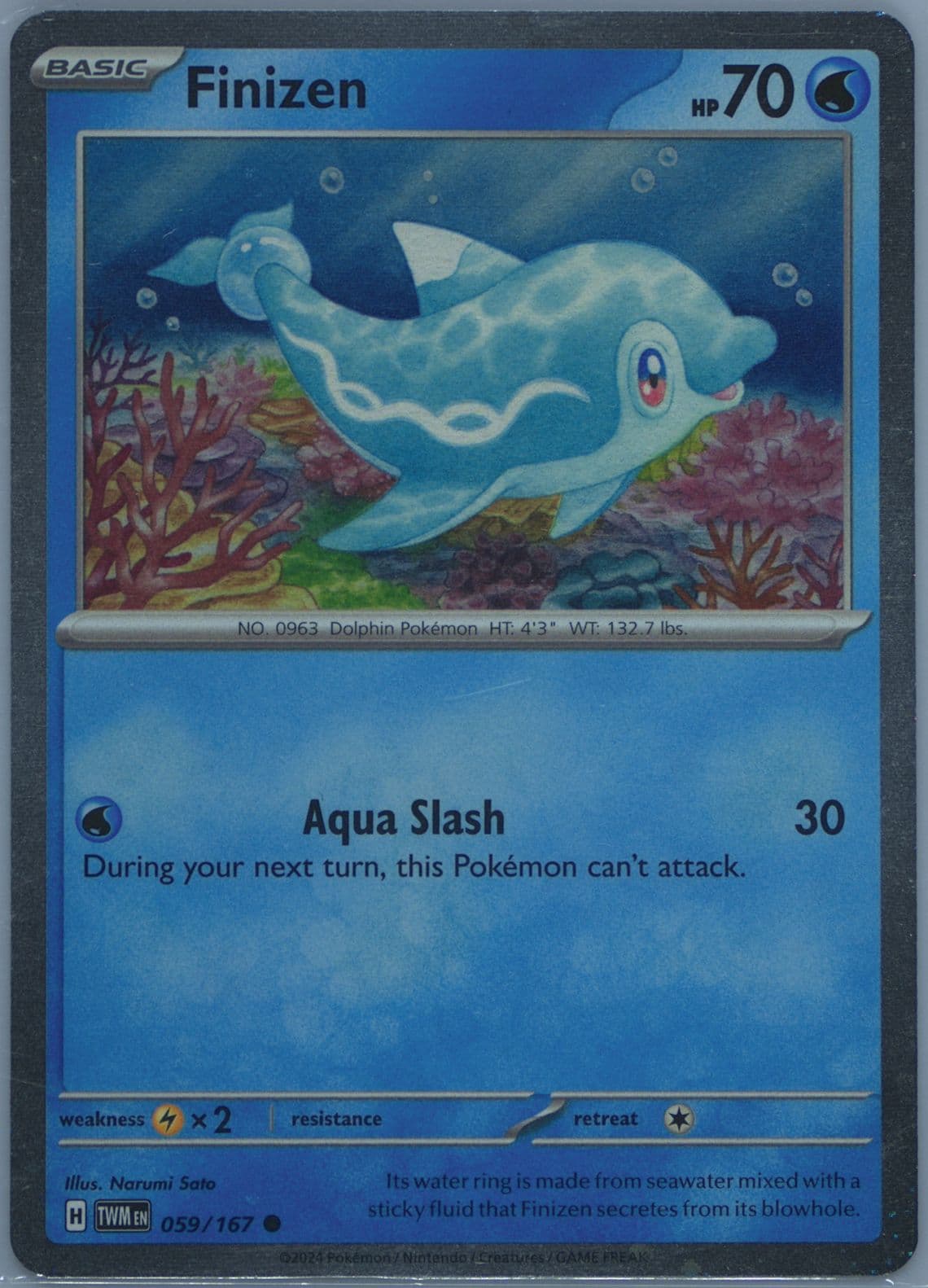 Finizen Palafin EX Box (059) 2024 Pokemon Twm EN-Twilight Masquerade