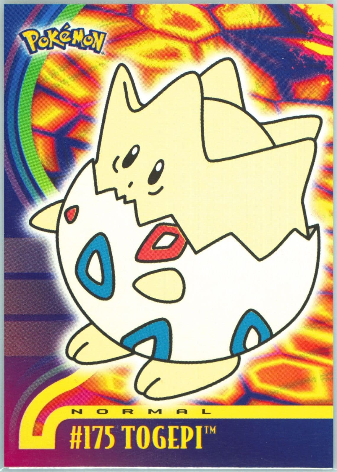 Togepi French (175) 2001 Topps Pokemon Johto Series 1