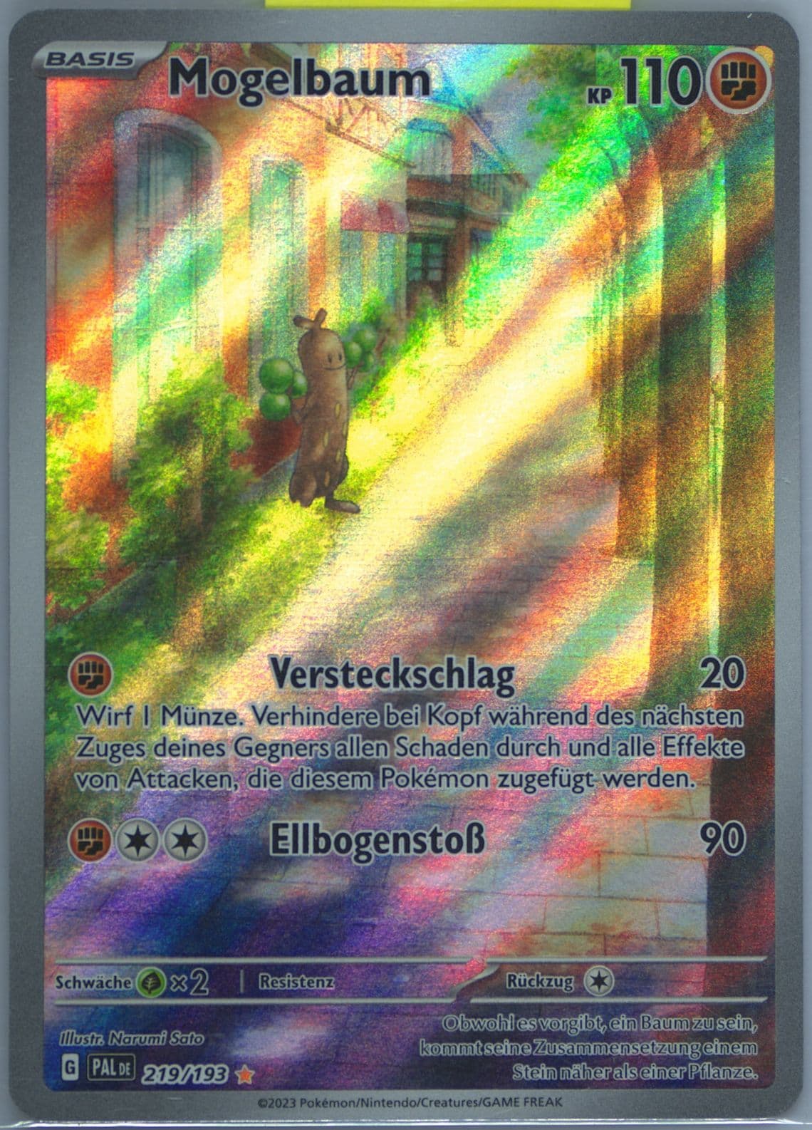 Sudowoodo Illustration Rare (219) 2023 Pokemon German Pal de-Paldea Evolved