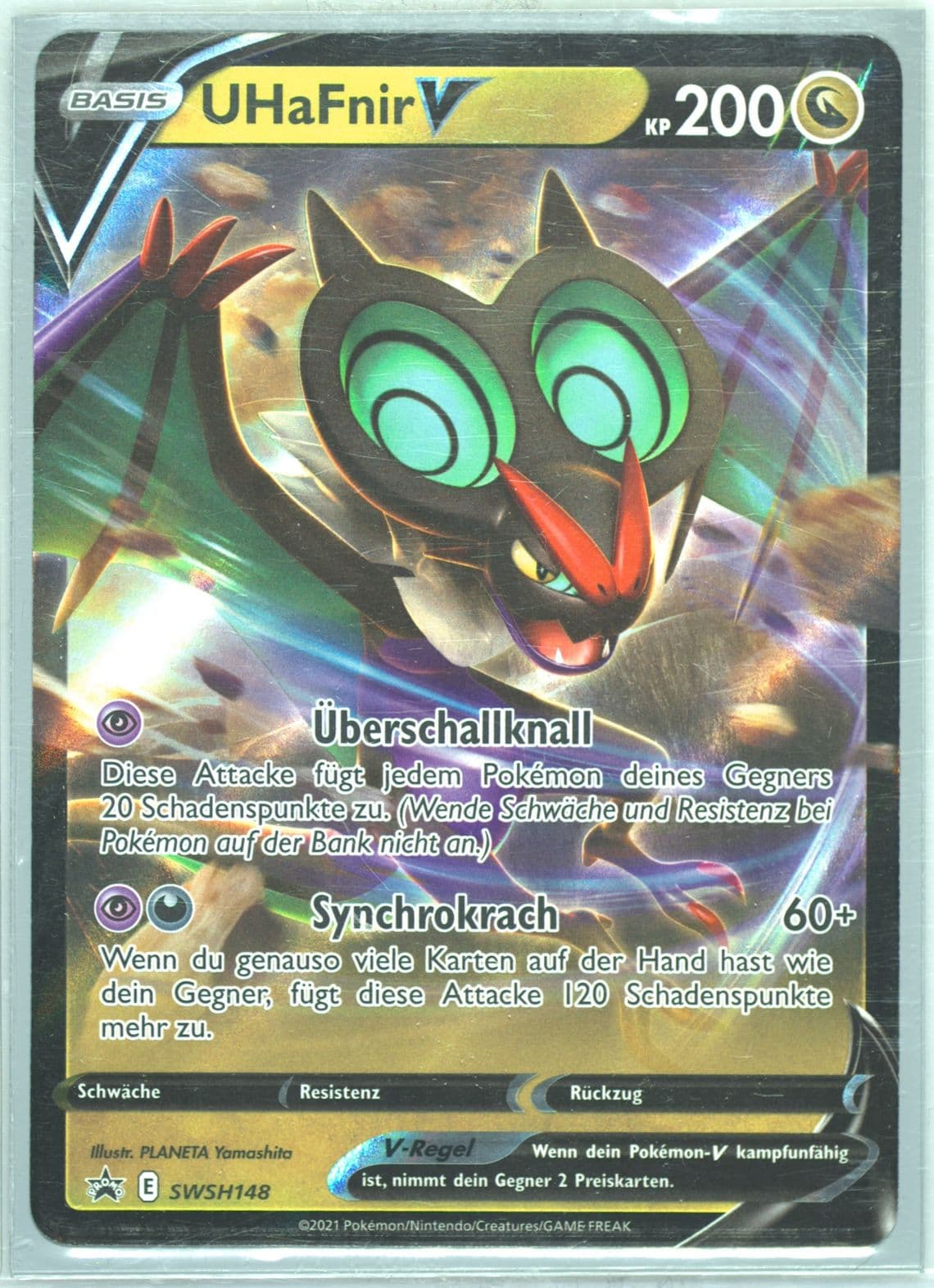 Uhafnir V V Battle Deck-German (148) 2021 Pokemon Swsh Black Star Promo
