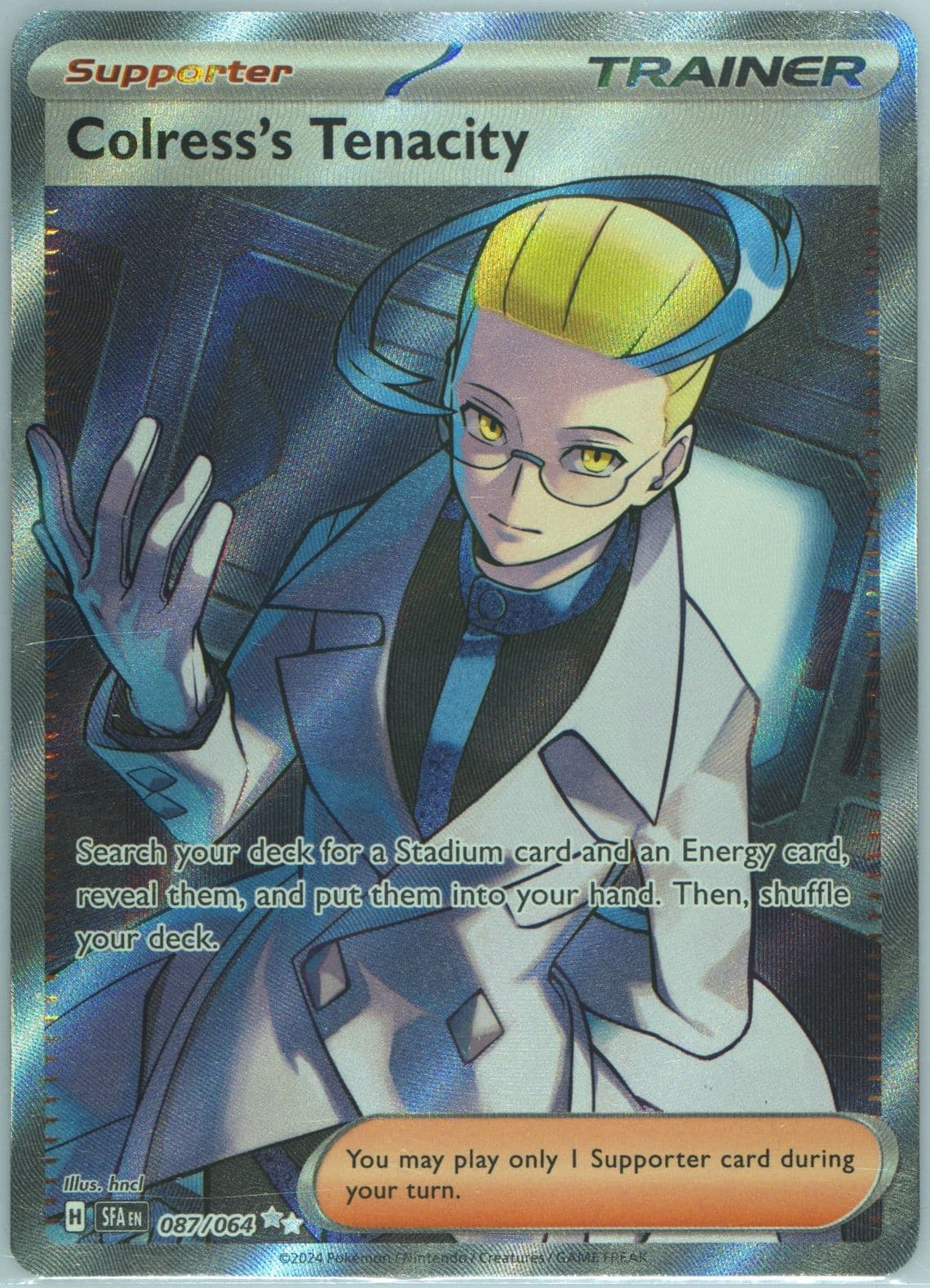 Colress's Tenacity (057) 2024 Pokemon Sfa EN-Shrouded Fable