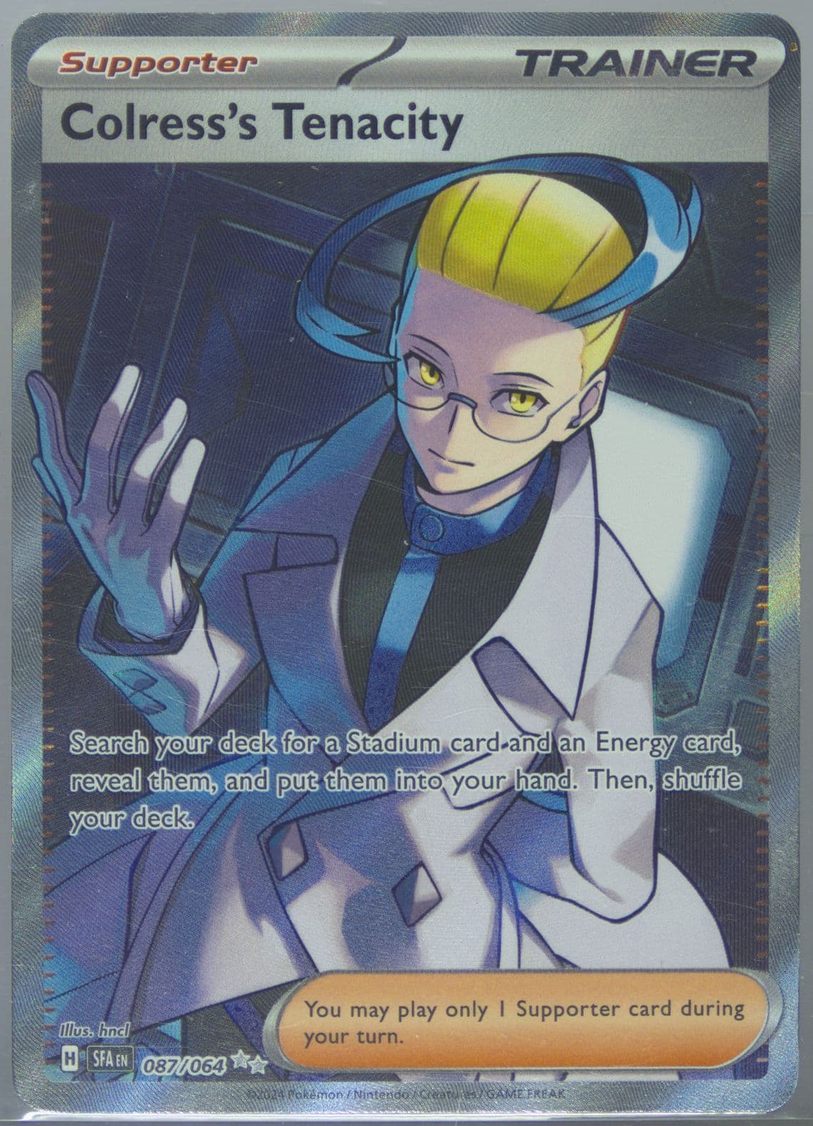 Colress's Tenacity Ultra Rare (087) 2024 Pokemon Sfa EN-Shrouded Fable