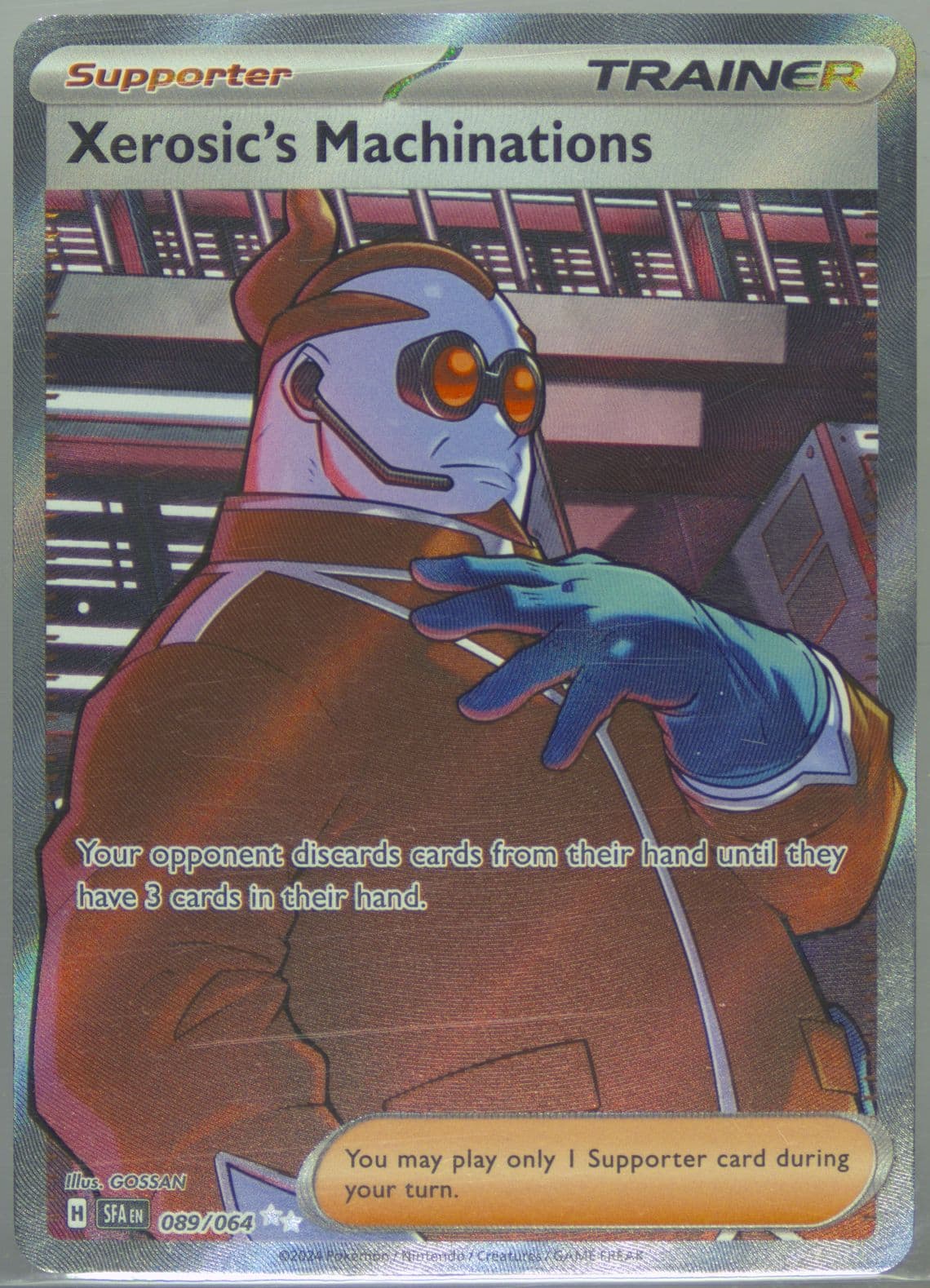 Xerosic's Machinations Ultra Rare (089) 2024 Pokemon Sfa EN-Shrouded Fable