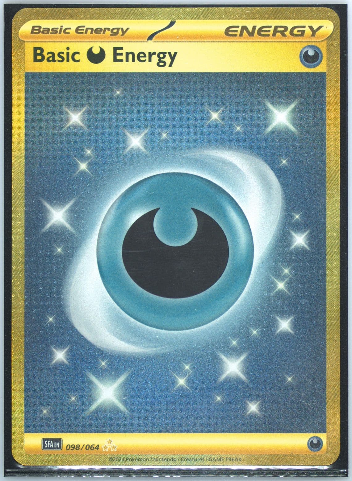 Basic Darkness Energy Hyper Rare (098) 2024 Pokemon Sfa EN-Shrouded Fable